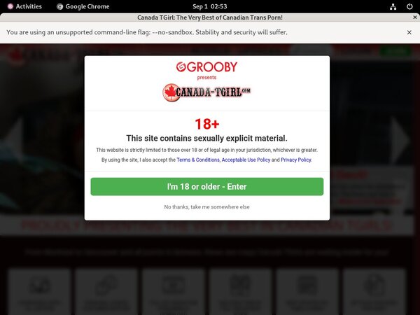 Canada TGirl Streaming