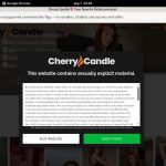 Cherry Candle Web