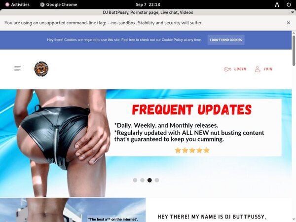 DJ ButtPussy Epoch Page