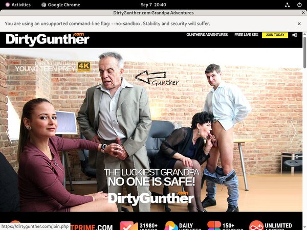 Dirty Gunther Passwords 2019