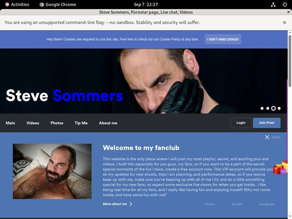 Discount Stevesommersxxx.com Trial Membership