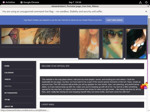 Elexandrialee1 Signup Discount