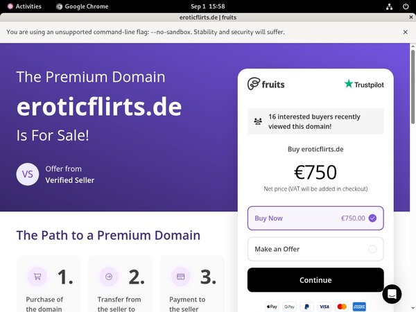 Eroticflirts Paypal Options