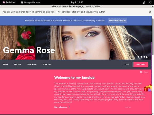 Free Acc For GemmaRose42