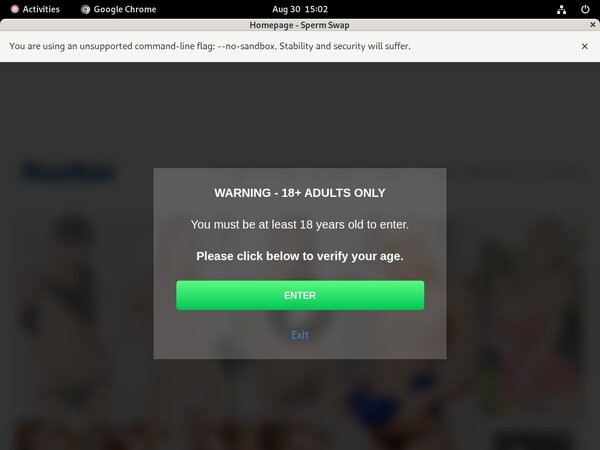 Free Spermswap.com Membership Account
