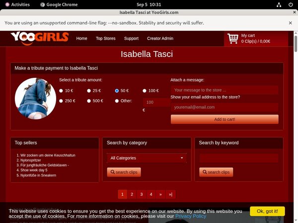 Isabella Tasci Account 2014
