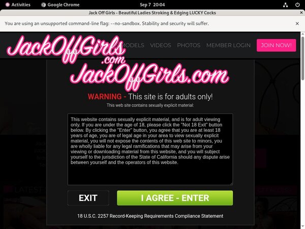 Jackoffgirls.com Deal Offer
