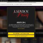 Ladyboy Pussy Login Free