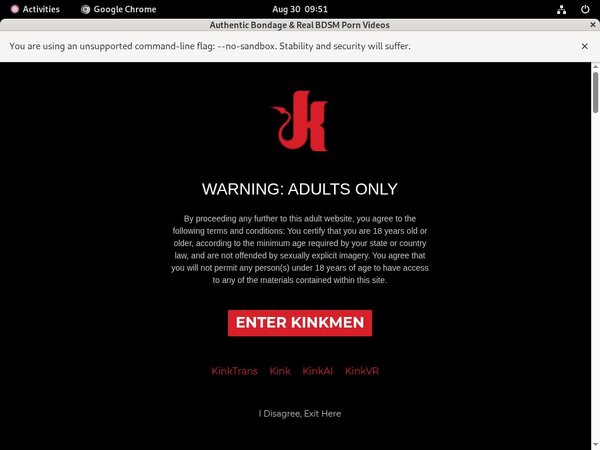 Mobile Kinkmen Account