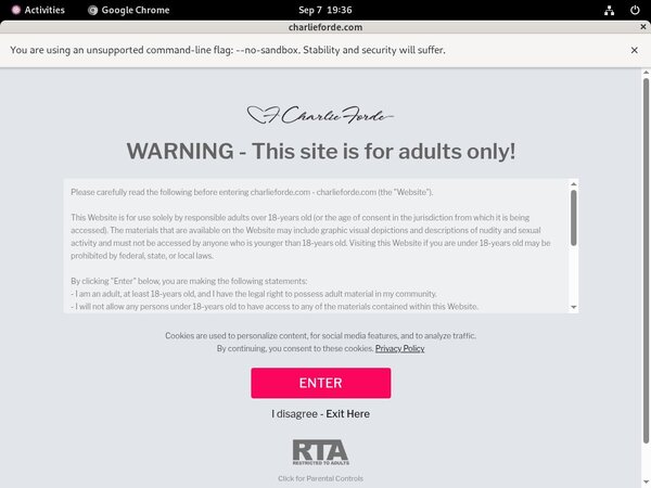 New Charlie Forde Discount