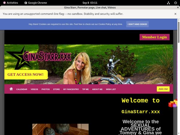 New Gina Starr Account