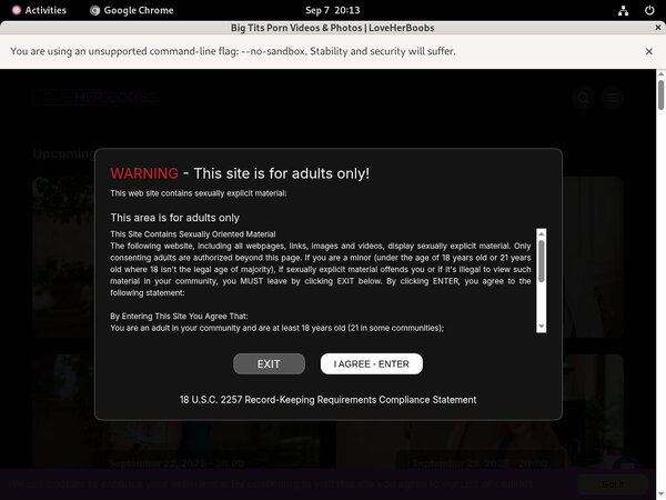 New Loveherboobs Passwords