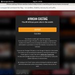 Premium African Casting Site Rip