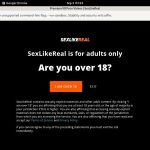 Sex Like Real Discount Deal Link