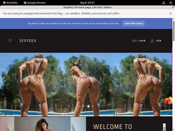 Signup For SexyDea With Paypal