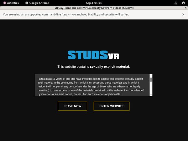Studsvr.com Discount Checkout
