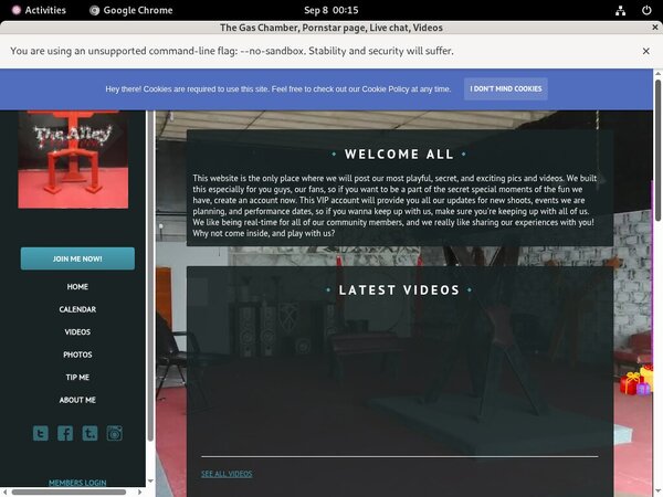 The Gas Chamber Sign Up Discount