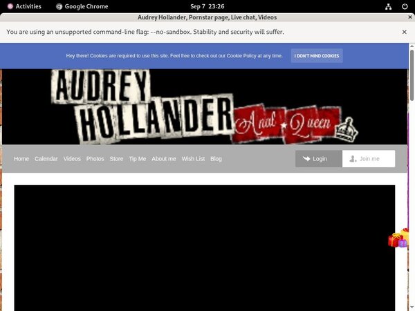 Theaudreyhollander.com Solo