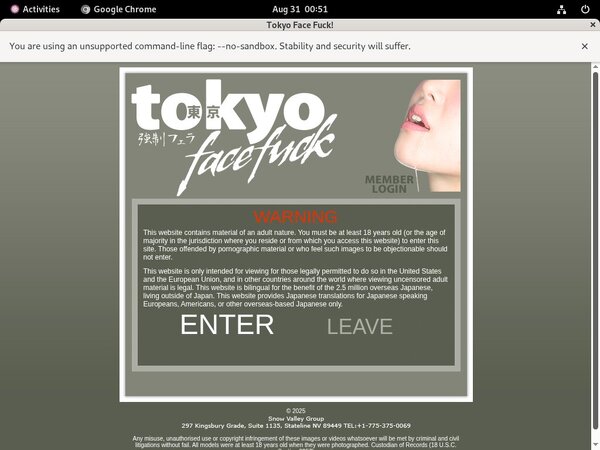 Tokyofacefuck Codes