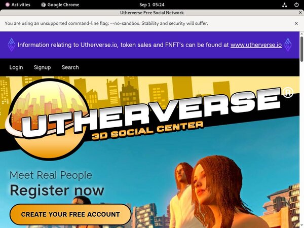 Utherverse Free Trial Member