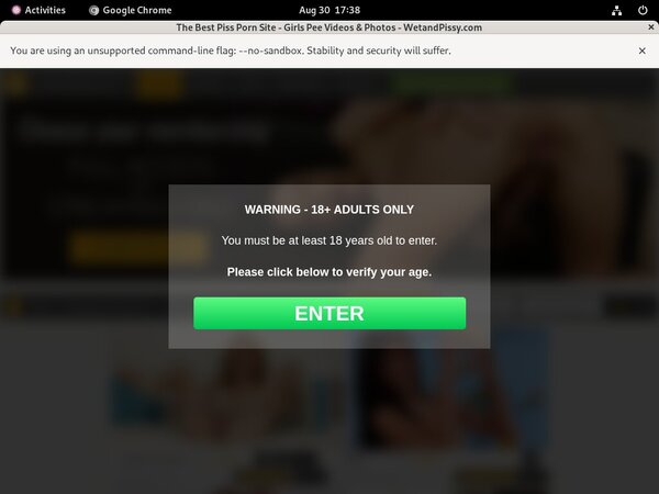 Wetandpissy.com Discount Sign Up