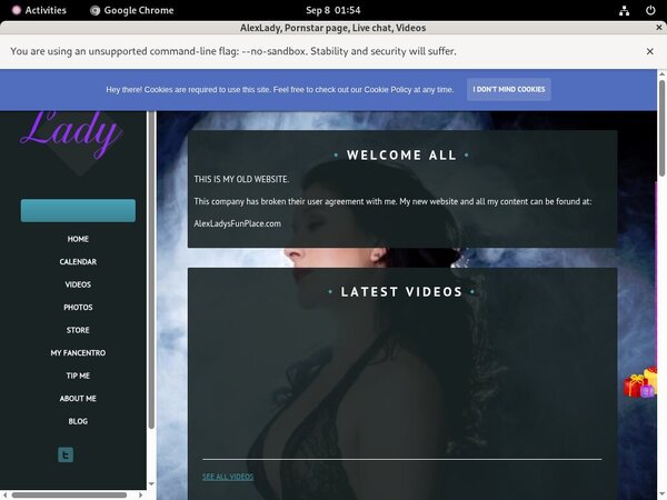 Alexlady.modelcentro.com Vids