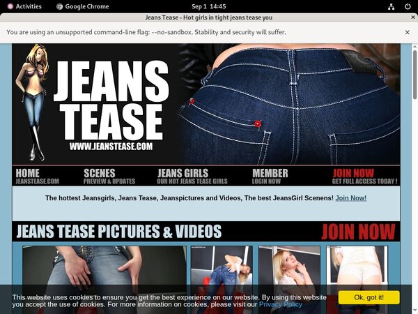 Free Account In Jeanstease.com