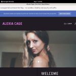 Free Alexia Cage Promo