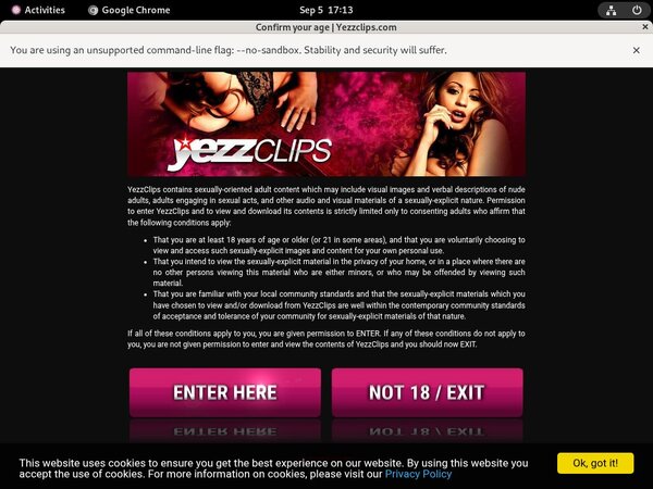 Free Com Yezzclips Account