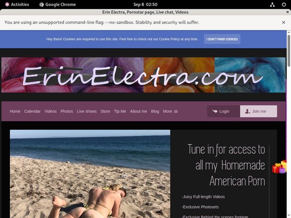Free Erin Electra Username And Password