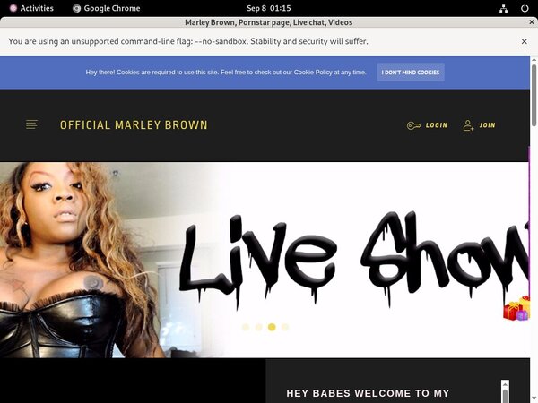 Free Officialmarleybrown.com Username
