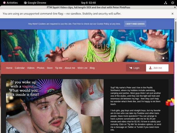 Free Pass For Peterpinkpuss.com