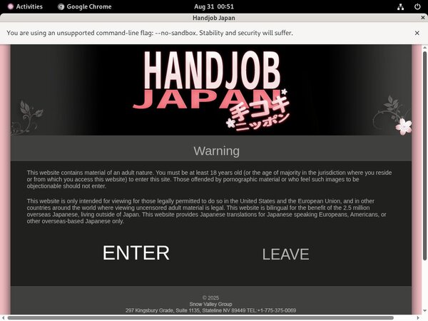 Handjobjapan.com Promo Tour