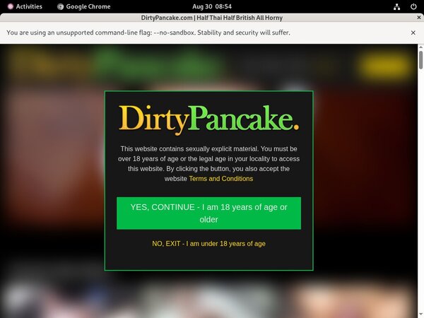 Signup For Dirty Pancake With Paypal