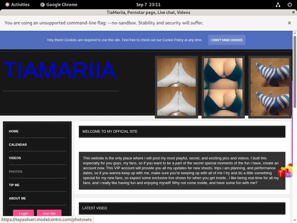 TiaMariia With Bitcoin