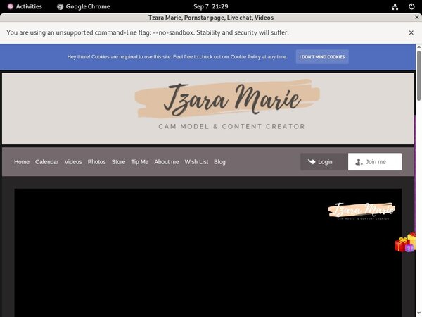 Tzaramarie.com Password Share