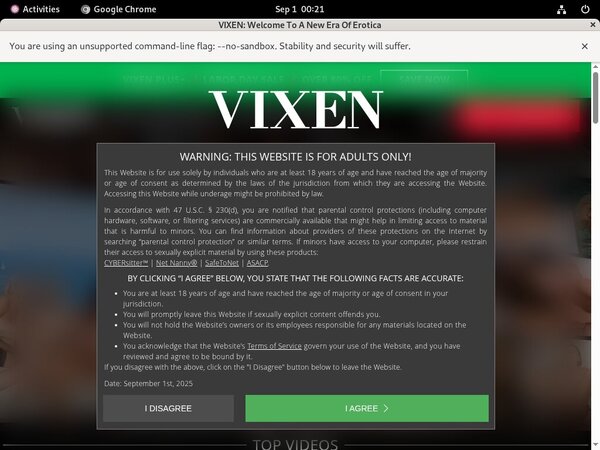 Vixen.com For Tablet
